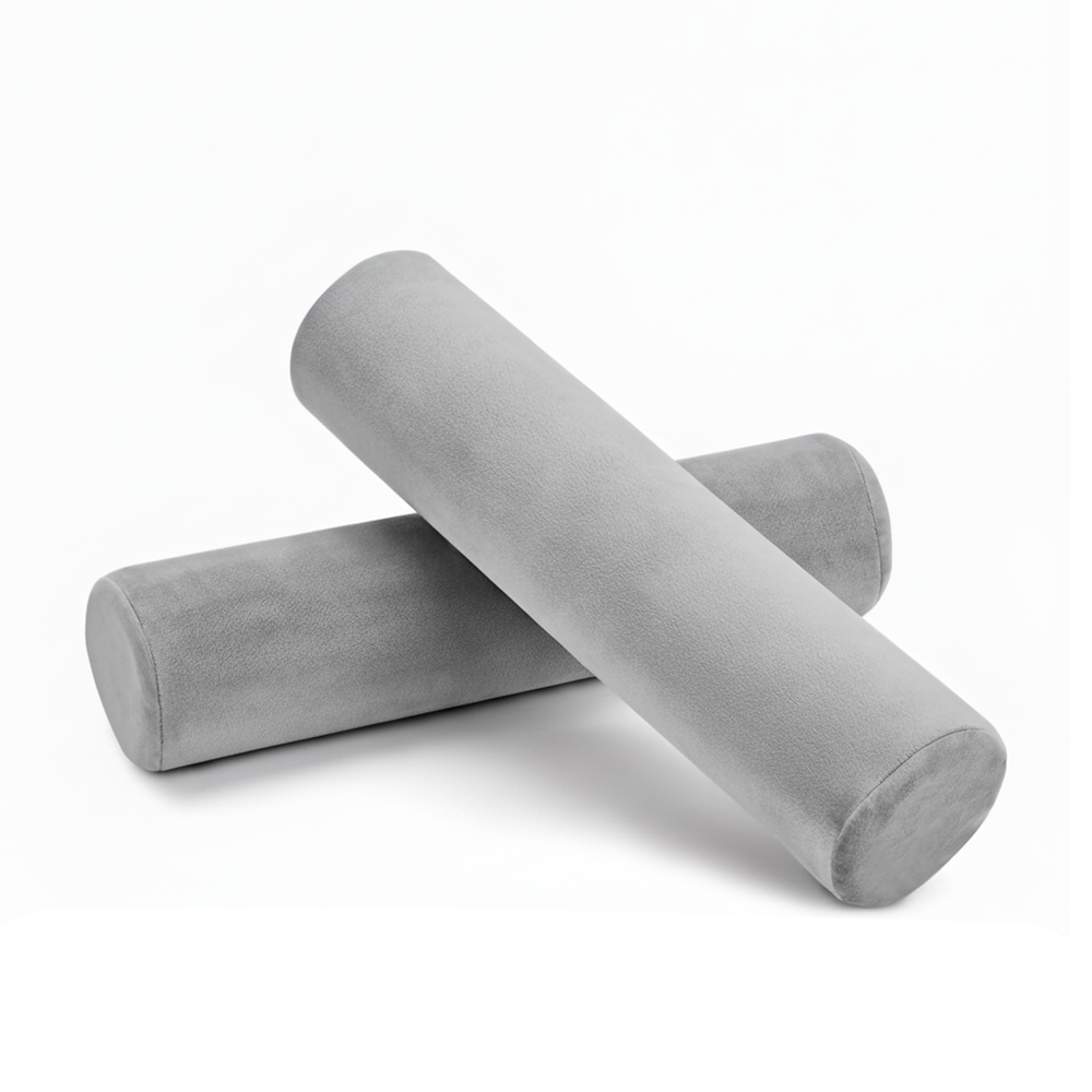 Snoozur Cylindrical Memory Foam Bolster Pillow